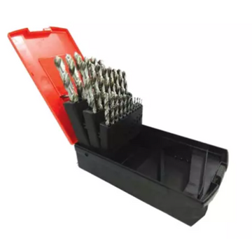 TOTEM HSS Metal Drill Bit Sets – Metric 1.0–13 mm (25 pc) or Inch 1/16"–1/2" (29 pc)