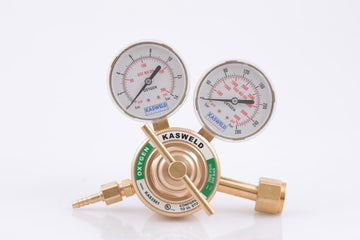 Oxygen Regulator – Heavy-Duty Brass, Dual Gauge, UL Certified