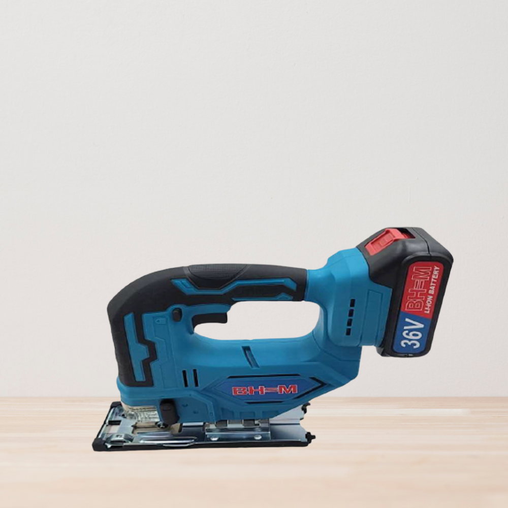 BH=M 36V Cordless Li-ion Jigsaw (800W) – Heavy-Duty Cordless Precision Saw for Wood, Metal, Plastic & Composites