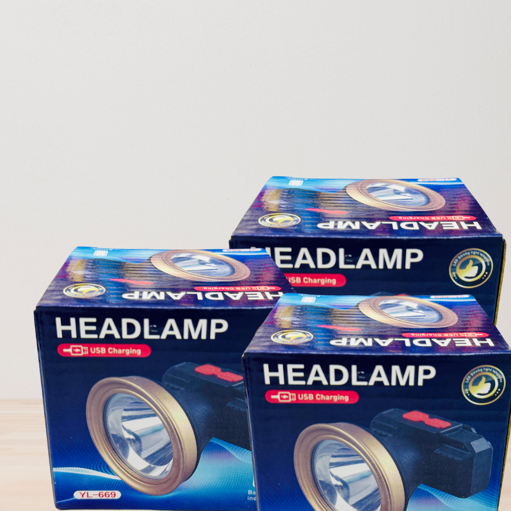 Rechargeable LED Headlamp with Battery Indicator