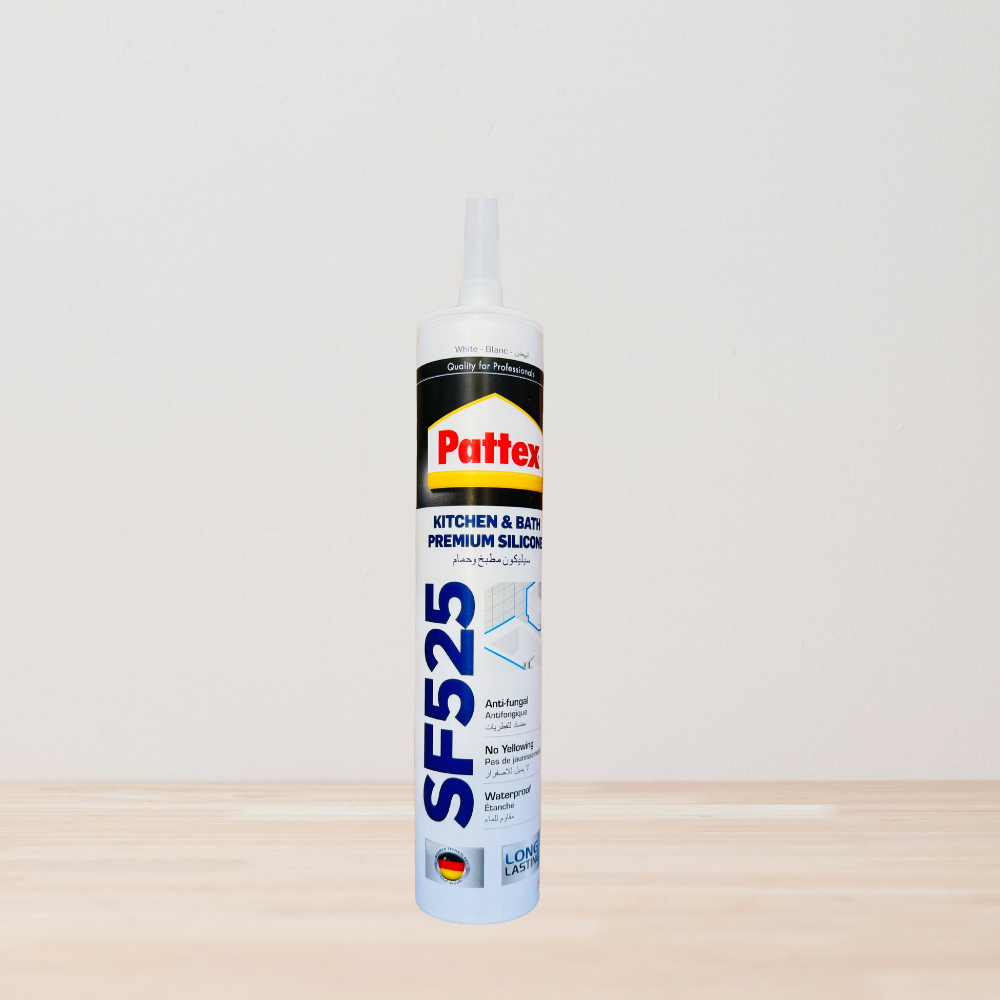 Pattex SF525 Kitchen & Bath Premium Silicone Sealant - White