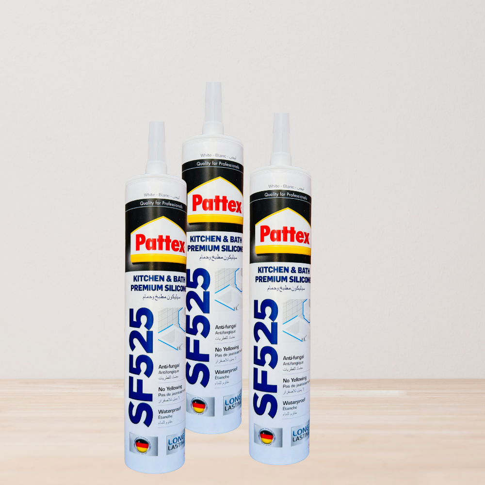 Pattex SF525 Kitchen & Bath Premium Silicone Sealant - White