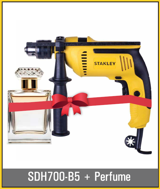 Stanley SDH700-B5 700W 13mm Percussion Hammer Drill + Free Perfume Gift