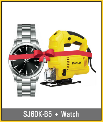 Stanley SJ60K-B5 600W Variable-Speed Pendular Jigsaw + Free Watch Gift