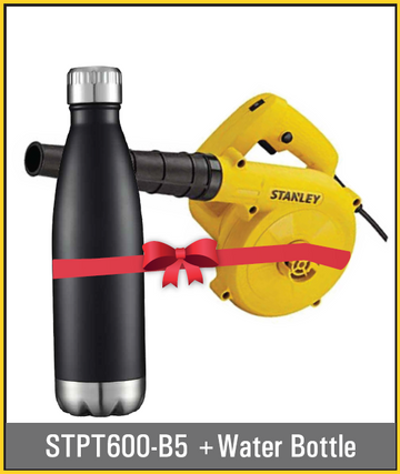 Stanley STPT600-B5 600W Variable-Speed Air Blower + Free Water Bottle Gift