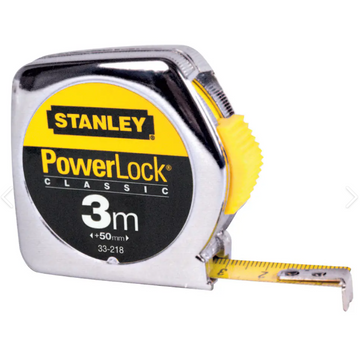 Stanley PowerLock Classic Measuring Tape (Available in 3m, 5m & 8m)