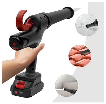 21V Cordless Caulking Gun – Electric Dripless Caulk Gun with Single 2.0AH Battery & Charger for Filling and Sealing