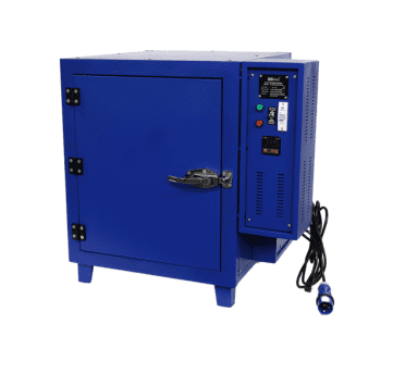 Electrode Bench Oven (EO100DT2 KASWELD) is a heavy-duty digital oven designed for precise and safe electrode storage and handling in welding operations. With a generous 45kg (100lbs) electrode capacity