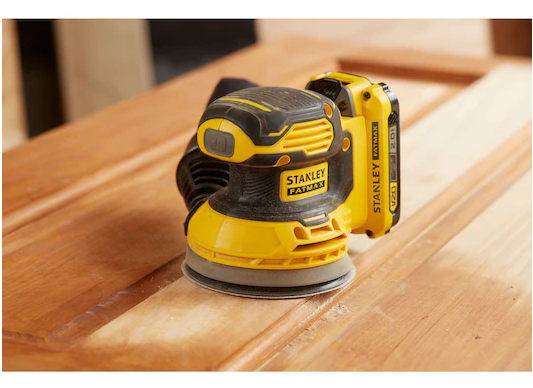 Cordless Random Orbit Sander Kit – V20 System, 18V 125mm, 12,000 OPM with 2x Batteries & Charger