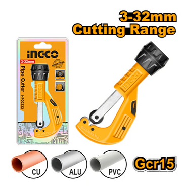 Ingco HPC0232 Tube & Conduit Pipe Cutter 3–32mm — Copper & Aluminum