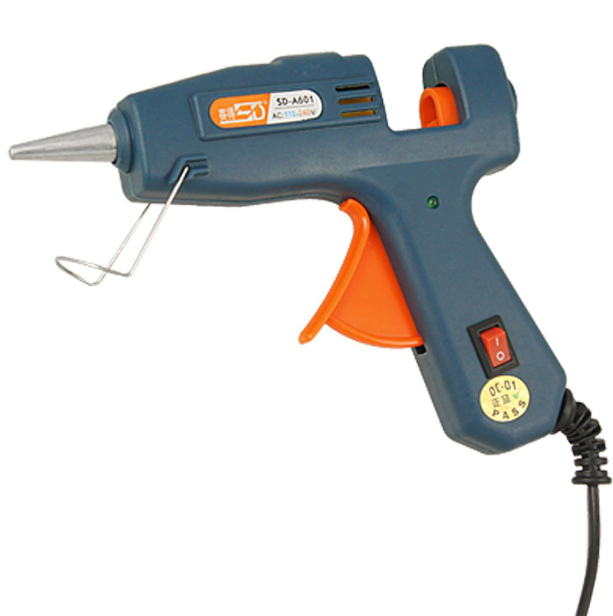 Two-Step Hot Melt Glue Gun, 60W – For 10.8–11.5mm Glue Sticks