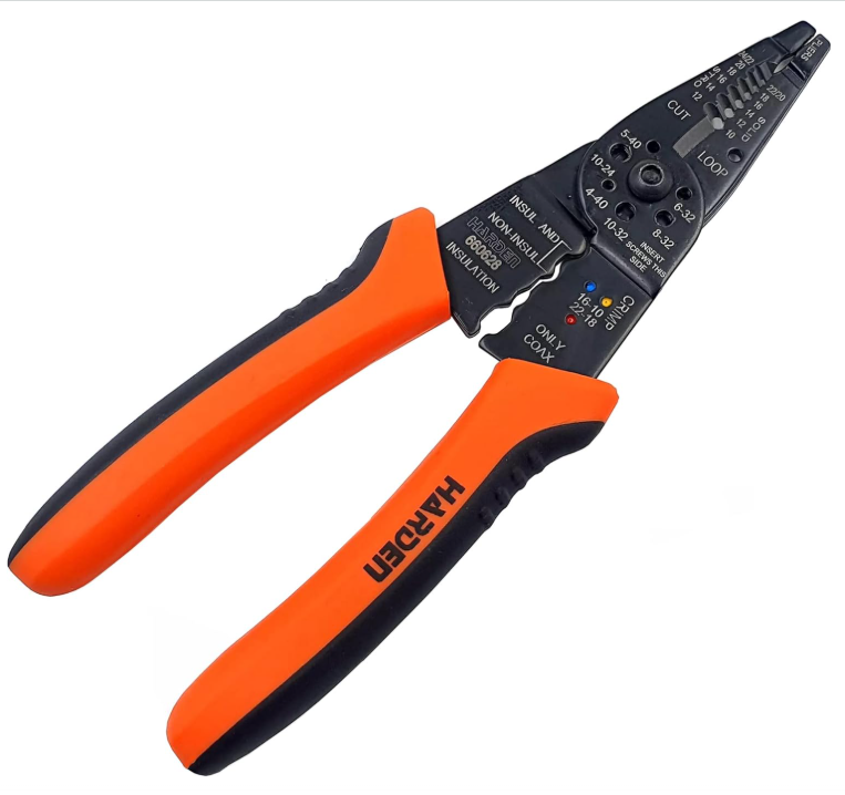 HARDEN 8" Multi‑Functional Wire Stripper & Cutter