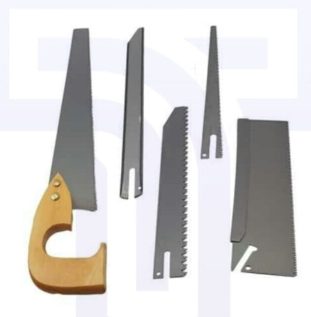 5‑in‑1 Quick‑Change Hand Saw Set with 5 Interchangeable Blades, Pull‑Stroke Precision for Wood, PVC, and Light Metal Cuts.