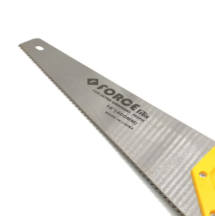 FORCE 16-Inch Wood Hand Saw (400 mm), Ergonomic Plastic Handle