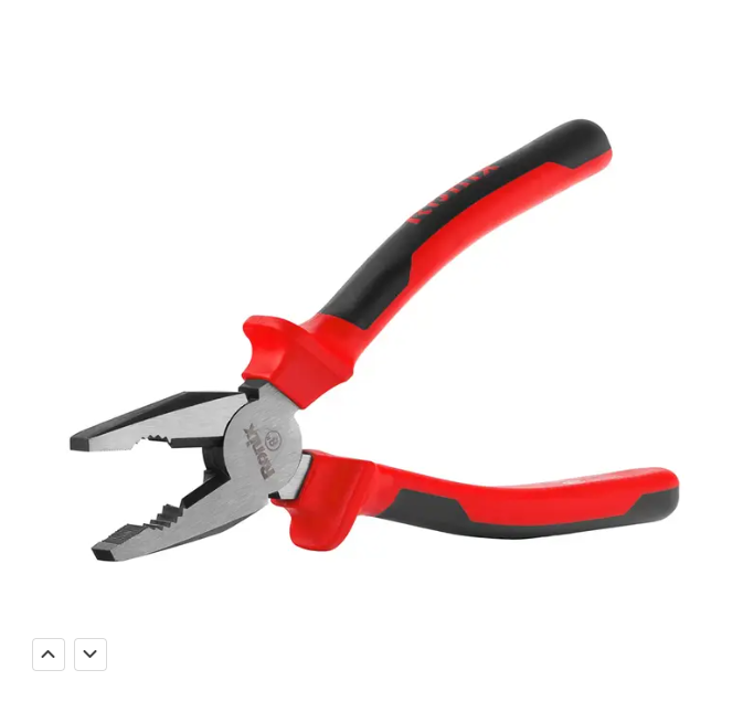 Combination Pliers — 7 Inch (180 mm) / 8 Inch (200mm), Carbon‑Steel Head, Non‑Slip PVC Grip.