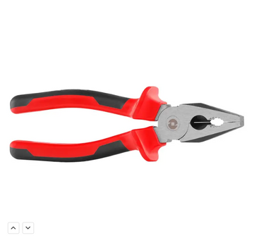 Combination Pliers — 7 Inch (180 mm) / 8 Inch (200mm), Carbon‑Steel Head, Non‑Slip PVC Grip.
