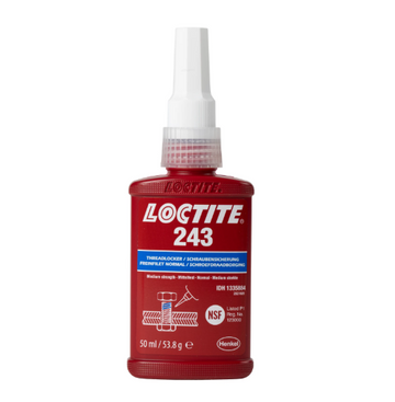 Loctite 243 Medium-Strength Blue Threadlocker (50ml)