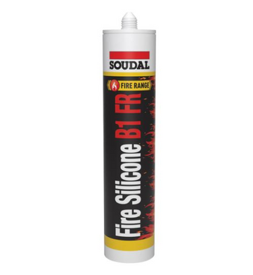 SOUDAL Fire Silicone B1 FR - High-Quality Fire Resistant Sealant